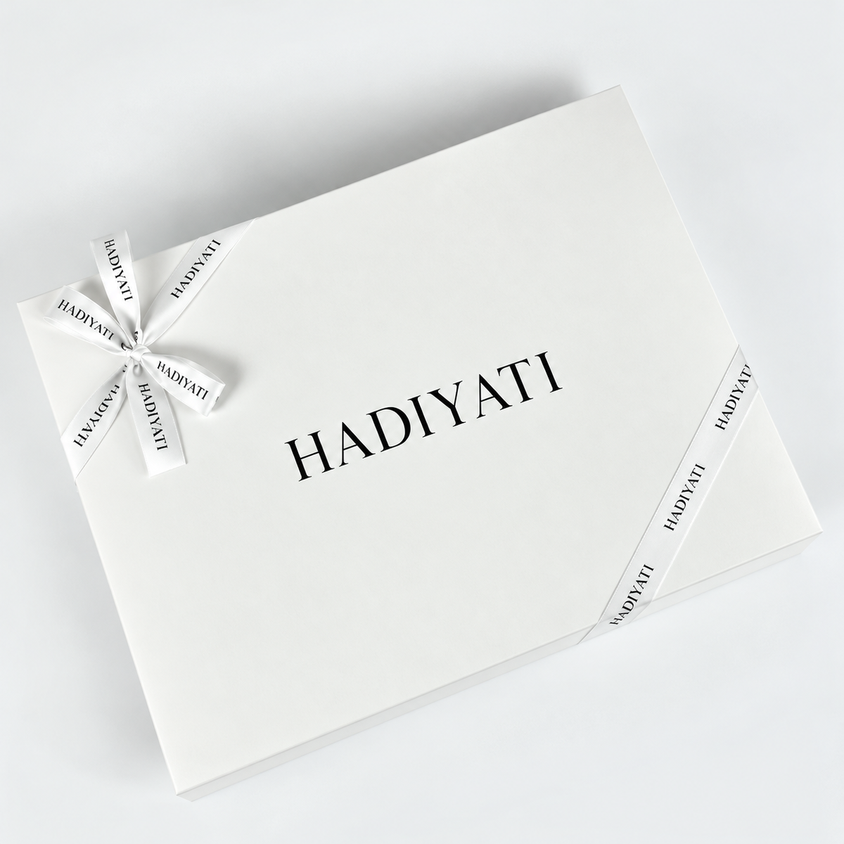 Boîte cadeau Hadiyati avec ruban